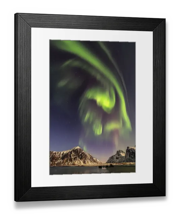 Framed Print : Northern lights (Aurora borealis) Framed Print : Northern lights (Aurora borealis)
