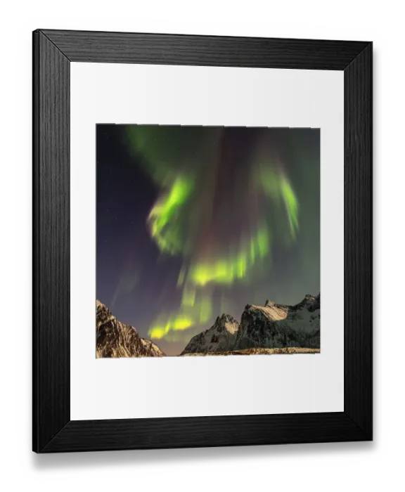 Framed Print : Northern lights (Aurora borealis) Framed Print : Northern lights (Aurora borealis)