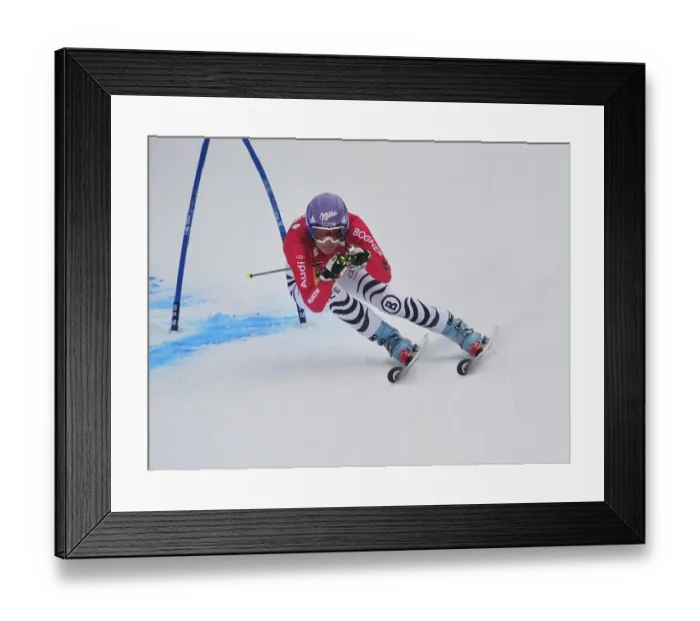 Framed Print : Maria Riesch, Ski World Cup, Garmisch-Partenkirchen