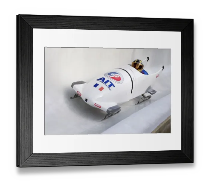Framed Print : Bobsleigh worldcup 2007, Winterberg Framed Print : Bobsleigh worldcup 2007, Winterberg