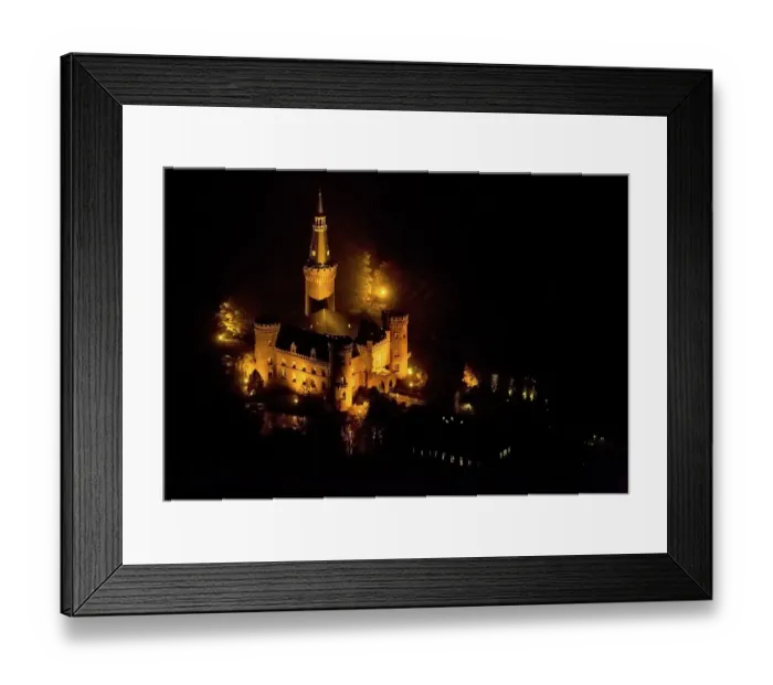 Framed Print : Aerial view of Moyland moated castle Framed Print : Aerial view of Moyland moated castle