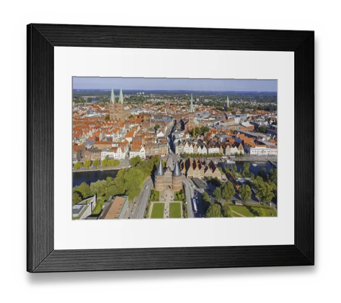 Framed Print : Aerial view over the Holsten Gate Framed Print : Aerial view over the Holsten Gate