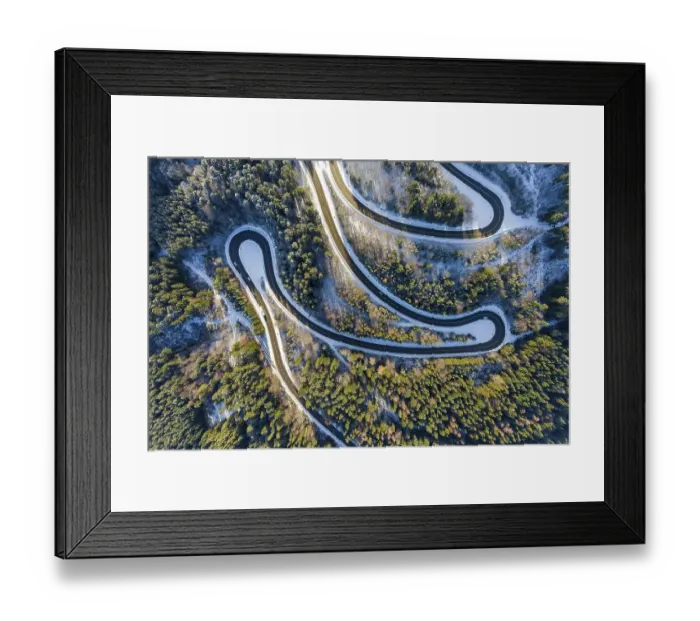 Framed Print : Lochenpass, winding pass road from Weilstetten to Tieringen Framed Print : Lochenpass, winding pass road from Weilstetten to Tieringen