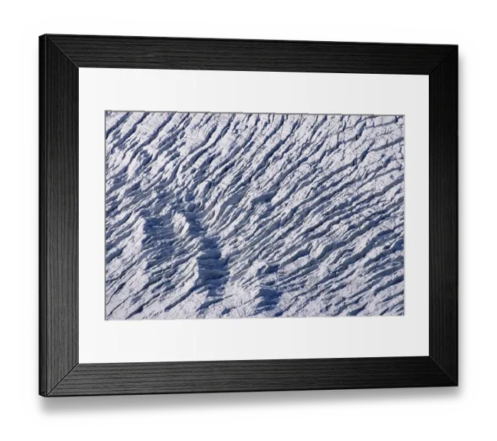 Framed Print : Crevasses, Morteratschgletscher Glacier