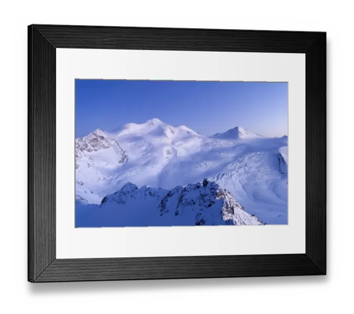 Framed Print : Mt. Wildspitze seen from Mt. Brunnenkogel