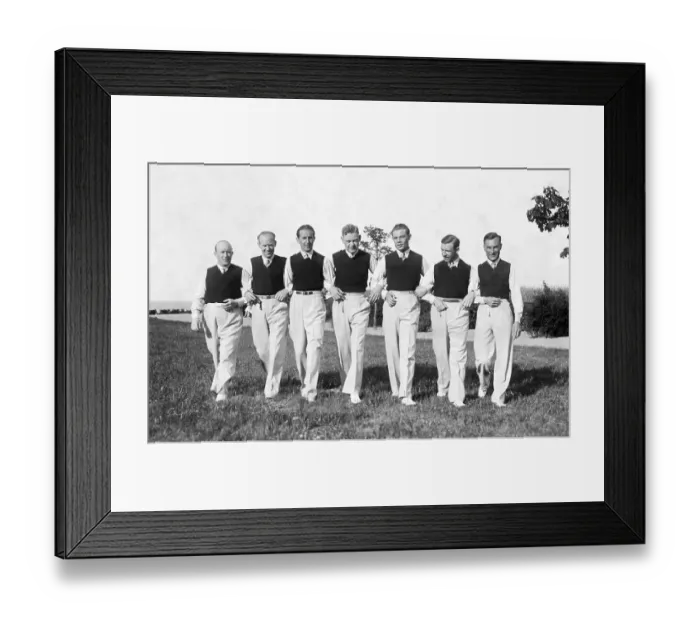 Framed Print : Gentlemen's fashion, historical image