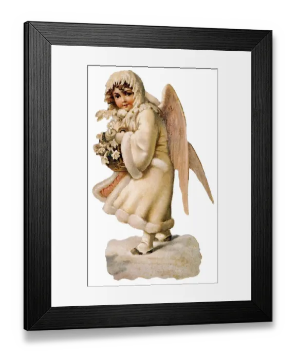 Framed Print : Engel, historical illustration Framed Print : Engel, historical illustration