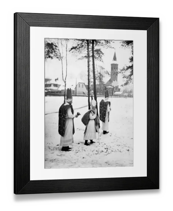 Framed Print : Holy three kings ca. 1930, holiday Framed Print : Holy three kings ca. 1930, holiday