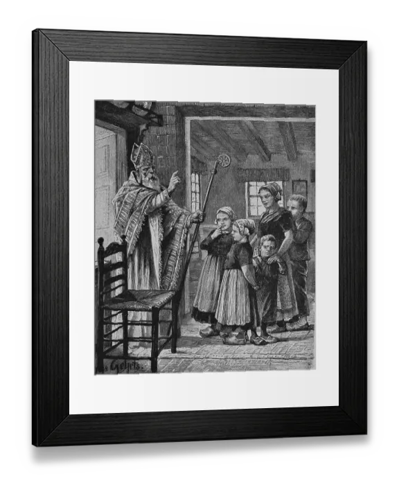 Framed Print : St Nicholas Day in the Netherlands Framed Print : St Nicholas Day in the Netherlands