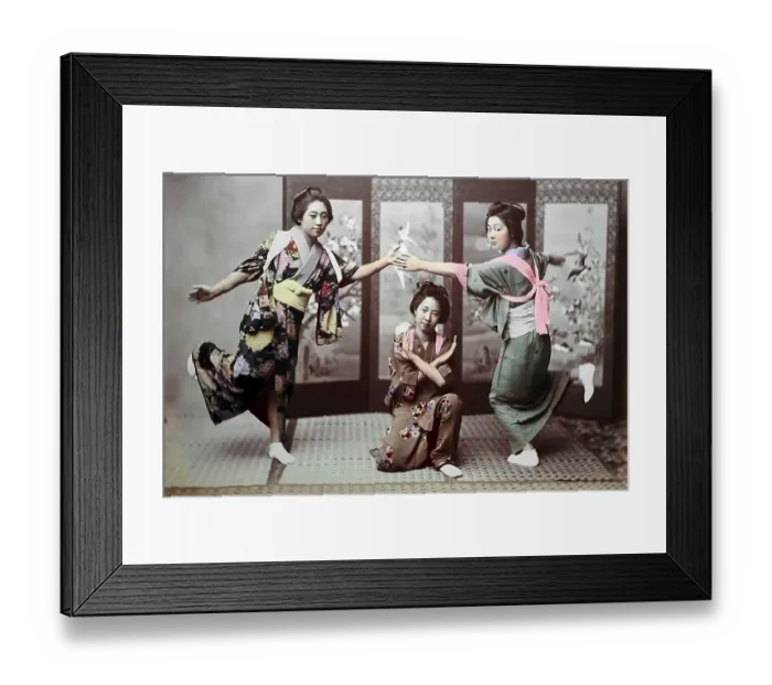 Framed Print : Japanese dance, Japan, Asia Framed Print : Japanese dance, Japan, Asia
