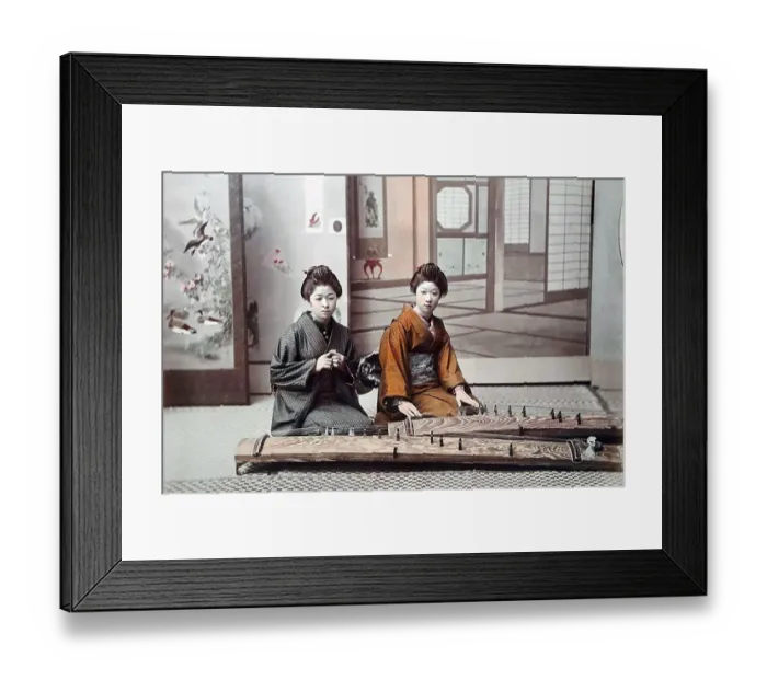 Framed Print : Koto players, Japan, Asia