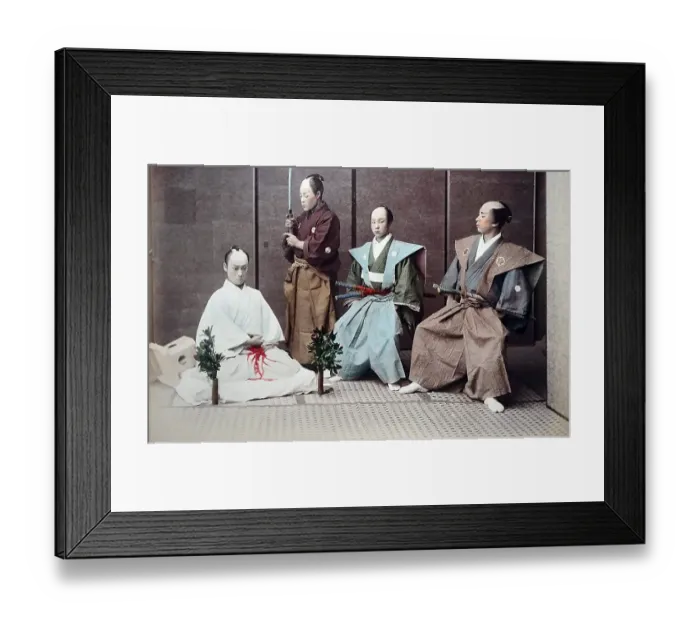 Framed Print : Samurai, Harakiri, Japan, Asia Framed Print : Samurai, Harakiri, Japan, Asia