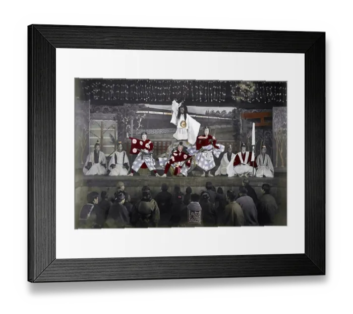 Framed Print : Japanese theatrical performance, Japan, Asia Framed Print : Japanese theatrical performance, Japan, Asia