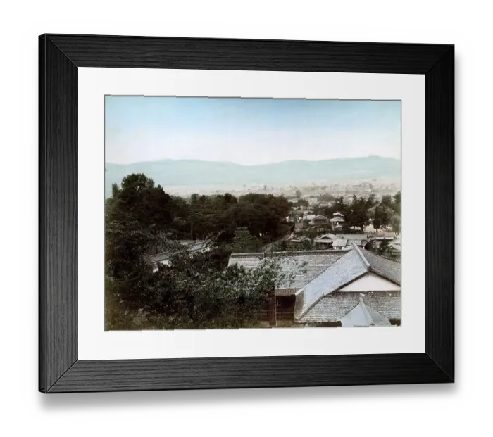 Framed Print : Cityscape, unknown location, Japan, Asia