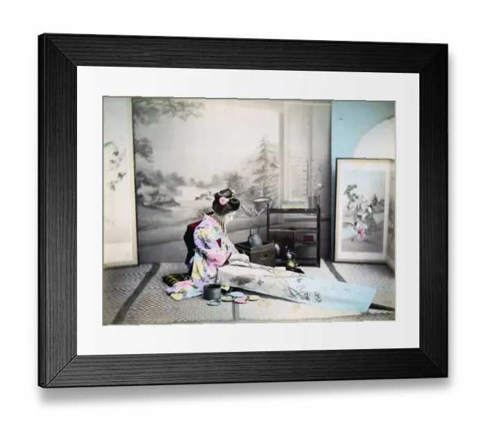 Framed Print : Geisha, Japan, Asia