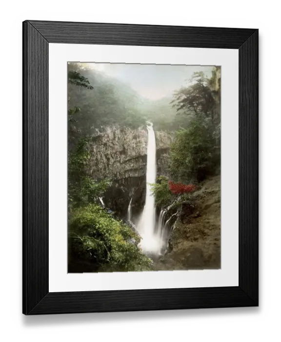 Framed Print : Kegon waterfall, Nikko, Japan, Asia