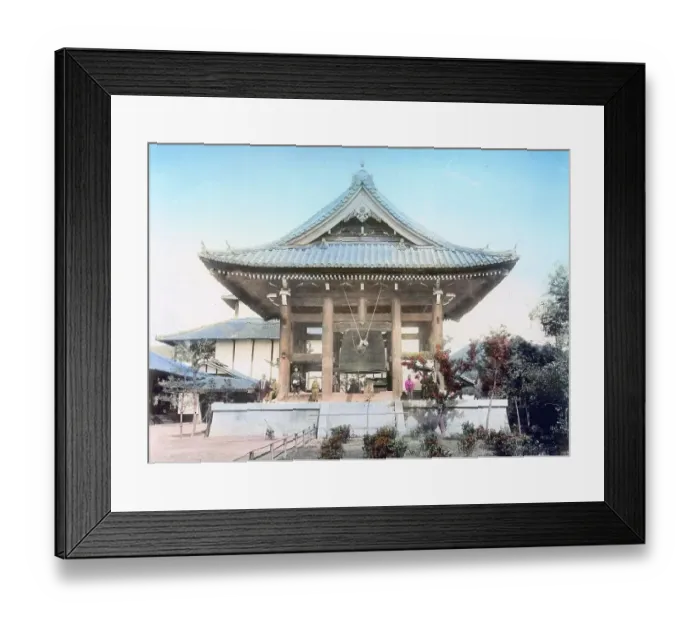 Framed Print : Bett von Daibutsu, Kyoto, Japan, Asia