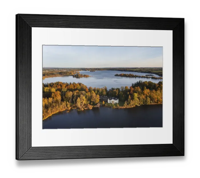 Framed Print : Conclusion or estate on Woerth Island
