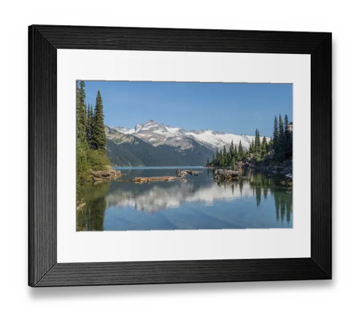 Framed Print : Garibaldi Lake, Turquoise Mountain Lake