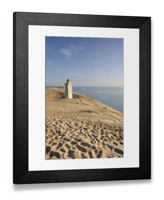 Framed Print : Old lighthouse on Rubjerg Knude