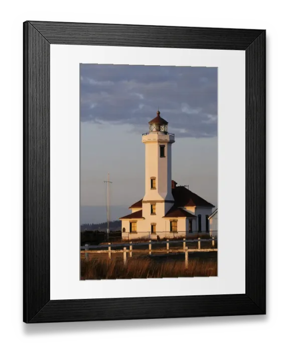 Framed Print : Point Wilson Lighthouse, Fort Worden State Park Framed Print : Point Wilson Lighthouse, Fort Worden State Park