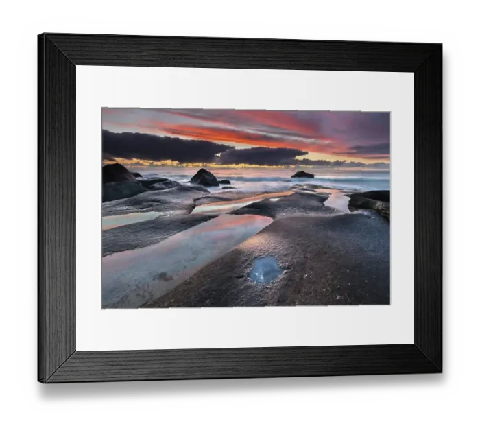 Framed Print : Evening mood on the coast near Utakleiv Framed Print : Evening mood on the coast near Utakleiv