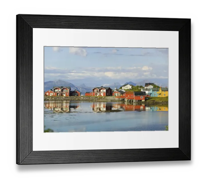 Framed Print : Lovund Island in Norway Framed Print : Lovund Island in Norway