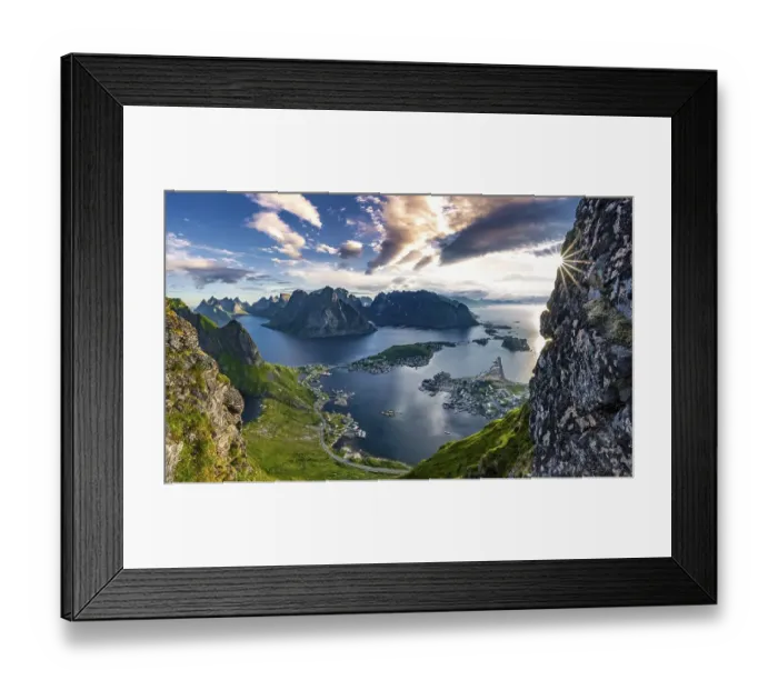 Framed Print : Evening atmosphere, view from Reinebringen Framed Print : Evening atmosphere, view from Reinebringen