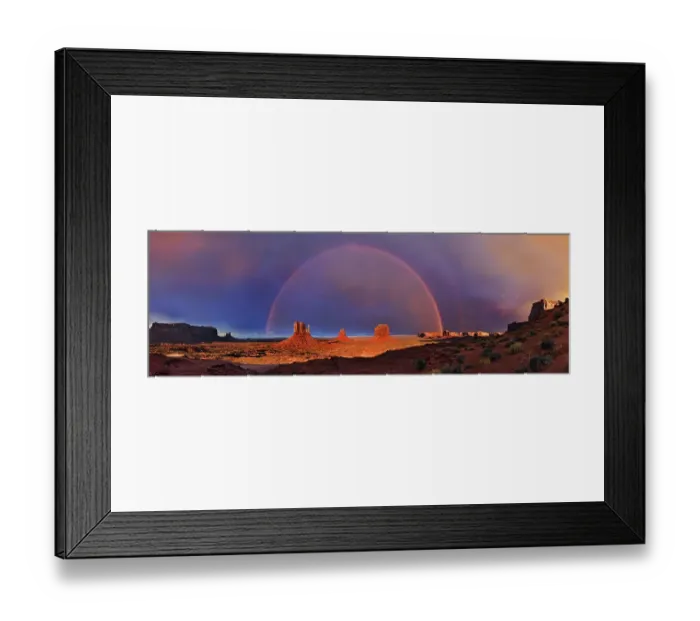 Framed Print : Monument Valley with Sentinel Mesa