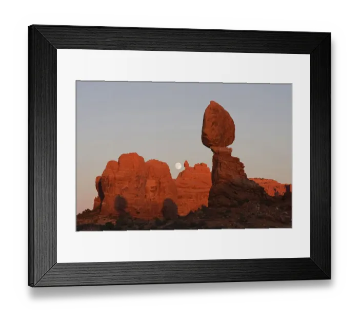 Framed Print : Stone formation, Balanced Rock Framed Print : Stone formation, Balanced Rock