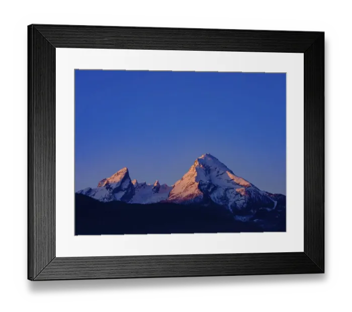 Framed Print : Watzmann at sunrise, in winter