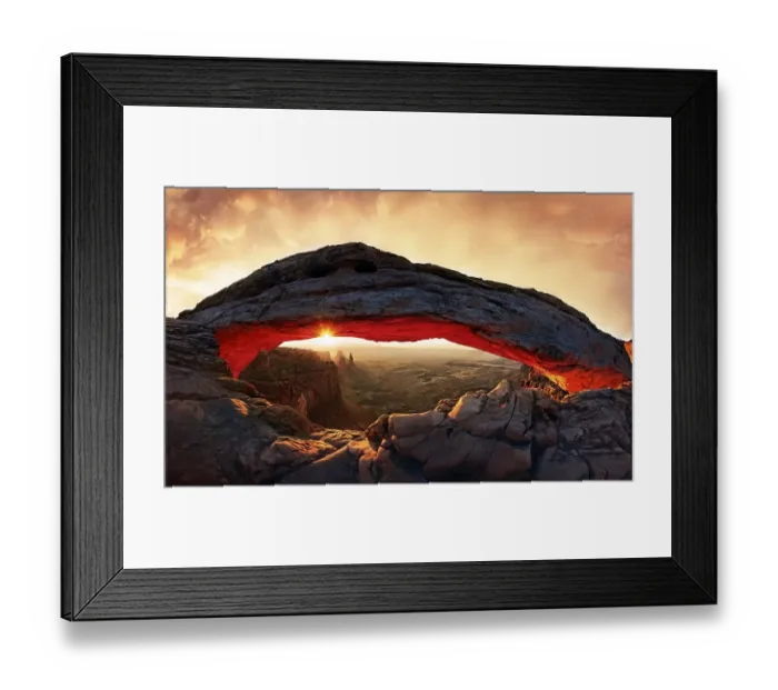 Framed Print : Sunrise at Mesa Arch stone arch Framed Print : Sunrise at Mesa Arch stone arch