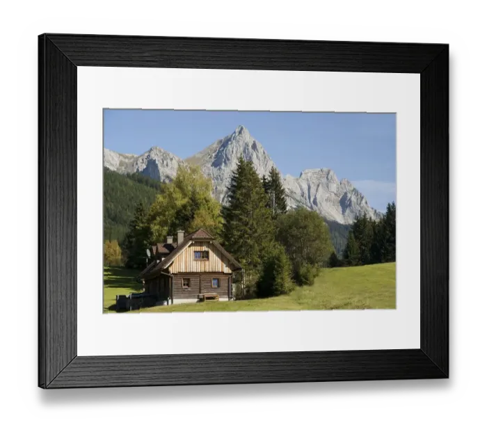 Framed Print : Mt. Kaibling, Kaiserau, Nationalpark Gesaeuse national park