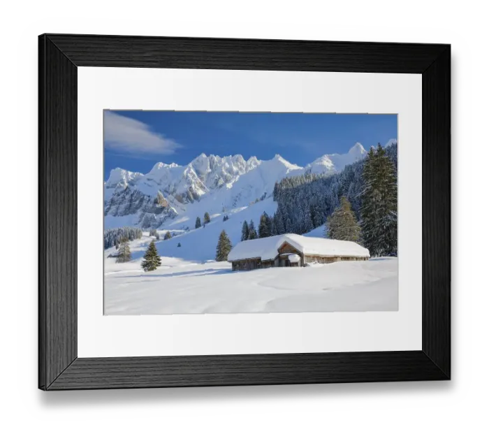 Framed Print : Alpstein massif with Saentis, Schwaegalp Framed Print : Alpstein massif with Saentis, Schwaegalp