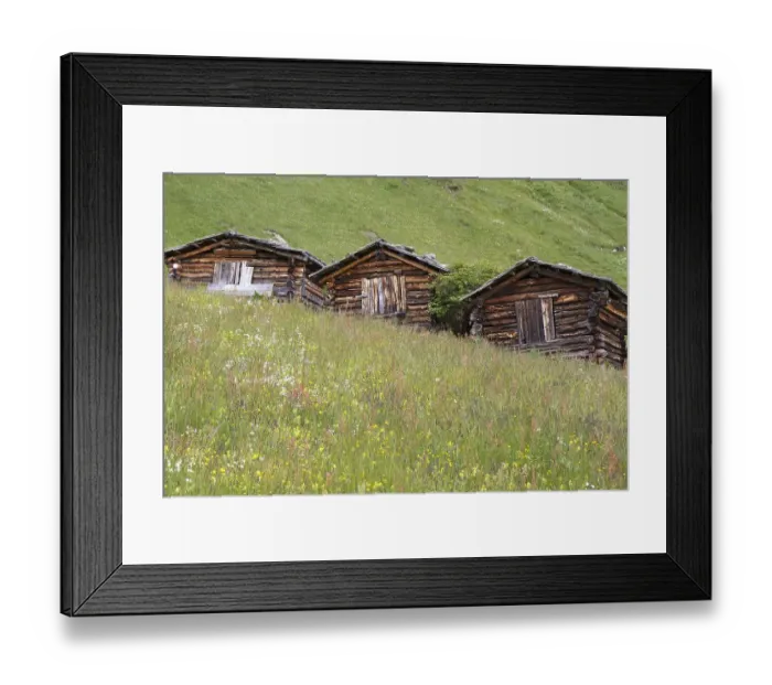 Framed Print : Mountain hut in South Tyrol