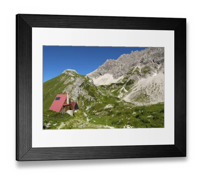 Framed Print : Prinz-Luitpold-House, Hintersteiner Valley