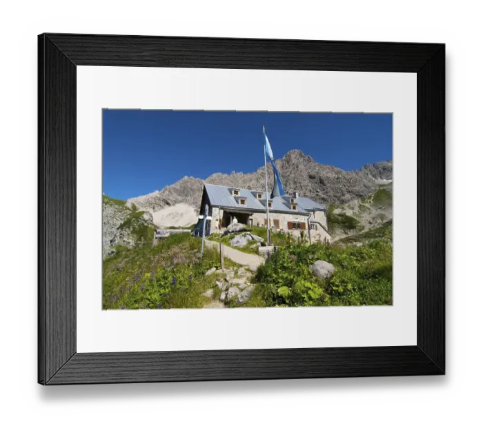 Framed Print : Prinz-Luitpold-House, Hintersteiner Valley
