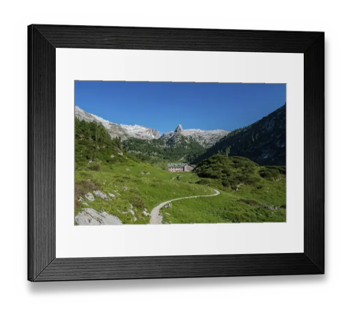 Framed Print : View on the Kaerlingerhaus from the Funtenseesattel Framed Print : View on the Kaerlingerhaus from the Funtenseesattel