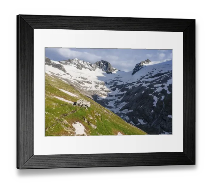 Framed Print : Aerial view, Greizer Huette, Berliner Hoehenweg