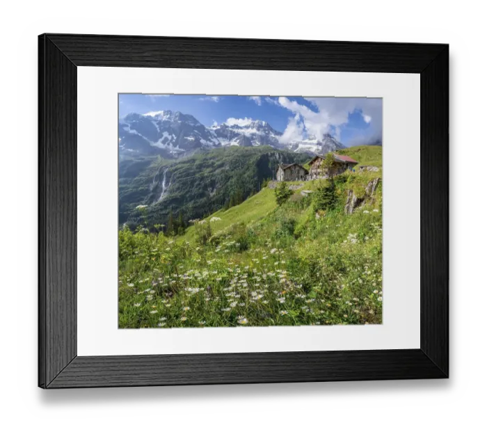 Framed Print : Berghotel Obersteinberg, Lauterbrunnen