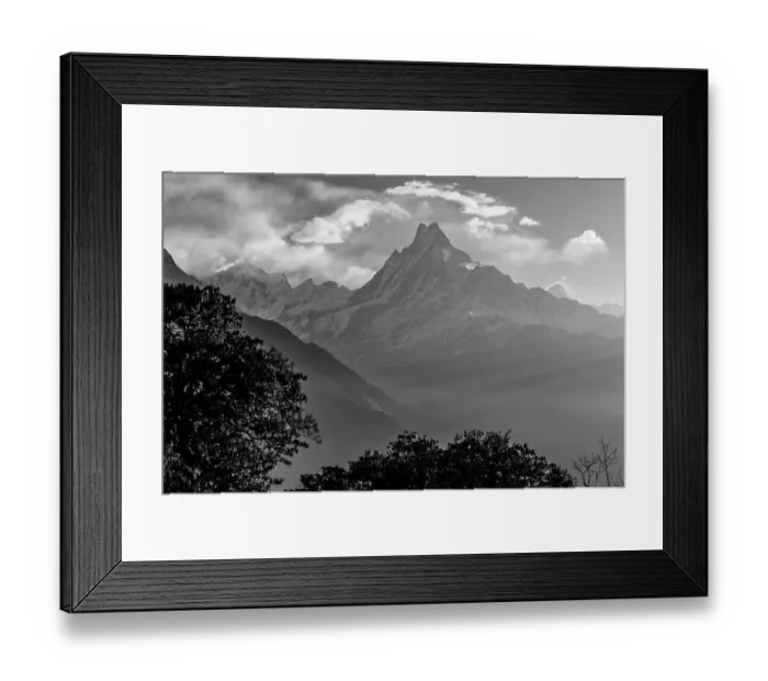 Framed Print : Machapuchare, the Fishtail Mountain