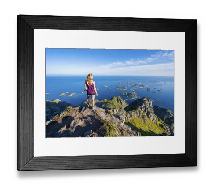 Framed Print : Small rocky islands in the sea