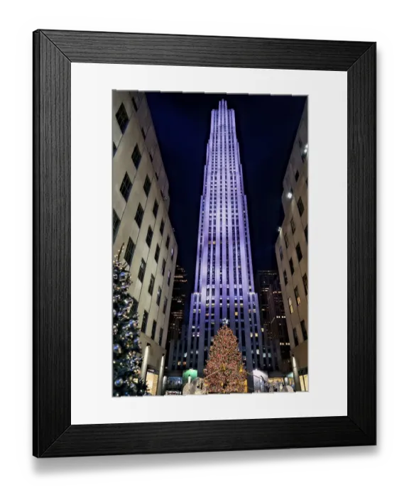 Framed Print : New York. Manhattan. Rockfeller Center