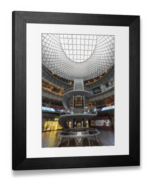 Framed Print : Fulton St Subway Station Modern architecture in Manhattan New York Framed Print : Fulton St Subway Station Modern architecture in Manhattan New York