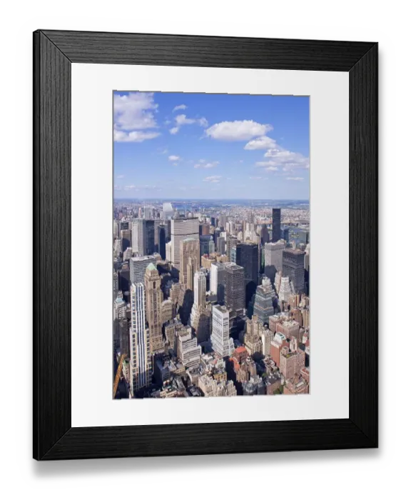 Framed Print : Manhattan from the Empire State Building Framed Print : Manhattan from the Empire State Building