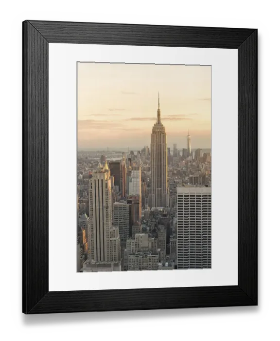 Framed Print : Overview with the Empire State Building