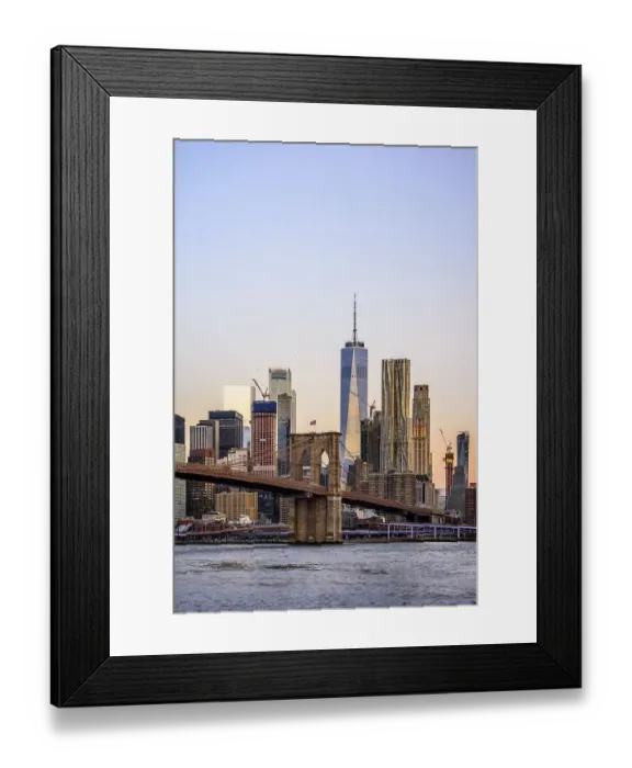 Framed Print : Brooklyn Bridge at sunrise Framed Print : Brooklyn Bridge at sunrise