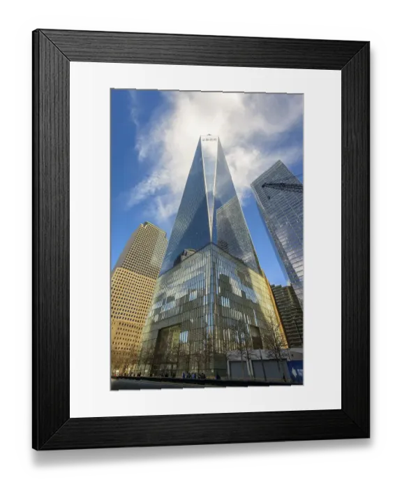 Framed Print : One World Trade Center, Ground Zero