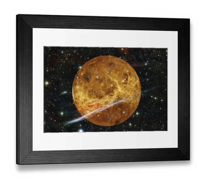 Framed Print : Planet Venus. Solar system. Cosmos art Framed Print : Planet Venus. Solar system. Cosmos art
