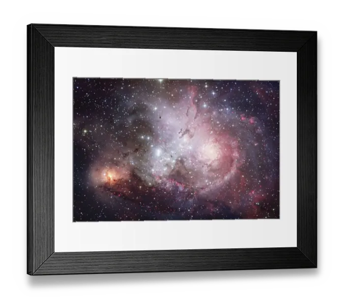 Framed Print : Awesome of endless cosmos. Science fiction wallpaper